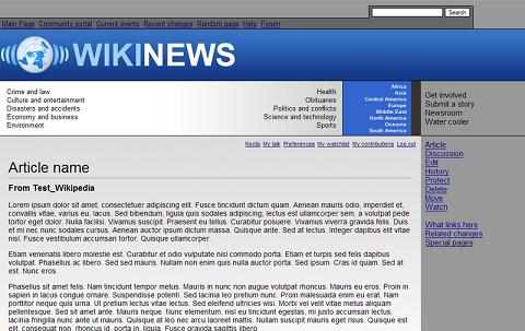 MediaWiki hosting screenshot